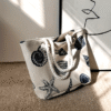 Shell Pattern Canvas Tote Bag