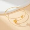 Ocean Glow Arm Cuff Adjustable Minimalist Statement