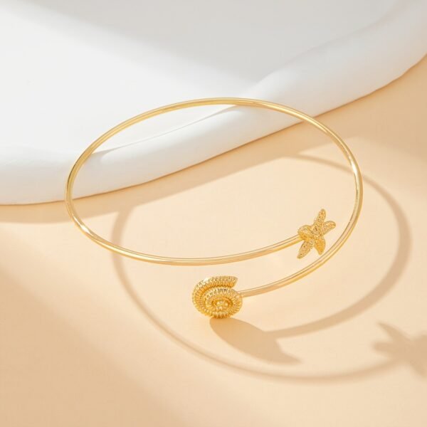 Ocean Glow Arm Cuff Adjustable Minimalist Statement