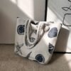 Shell Pattern Canvas Tote Bag
