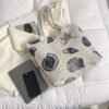 Shell Pattern Canvas Tote Bag