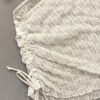 Pure White Sheer Wrap Skirt Sexy Beach Cover-Up