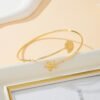 Ocean Glow Arm Cuff Adjustable Minimalist Statement