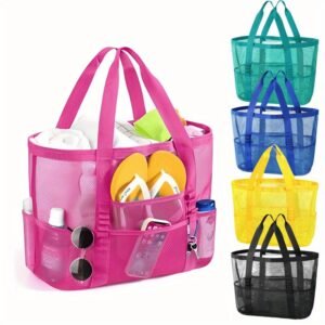 Mega Sand-Free Beach Tote Ultra Storage Family Travel Bag
