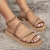 Boho Weave Flat Sandals Effortless Summer Comfort