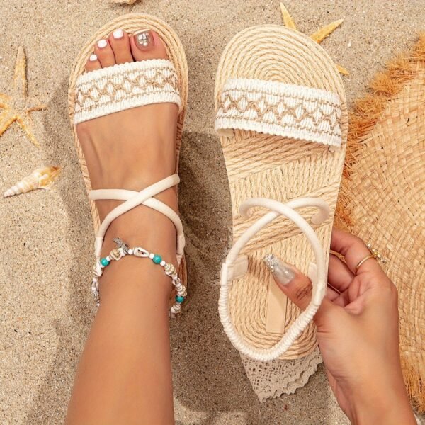 Fairy Glow Summer Sandals Dreamy Flat Beach Shoes