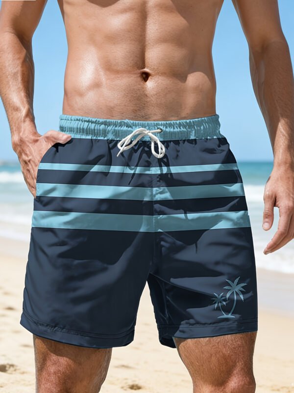 Men'S Multifunctional Shorts with Digital Prints