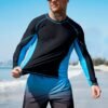 f870f097-0925-4b74-8990-c2b0326df5d9.jpg Men's Slim Fit Patchwork Long Sleeve Fashion Swimwear Set